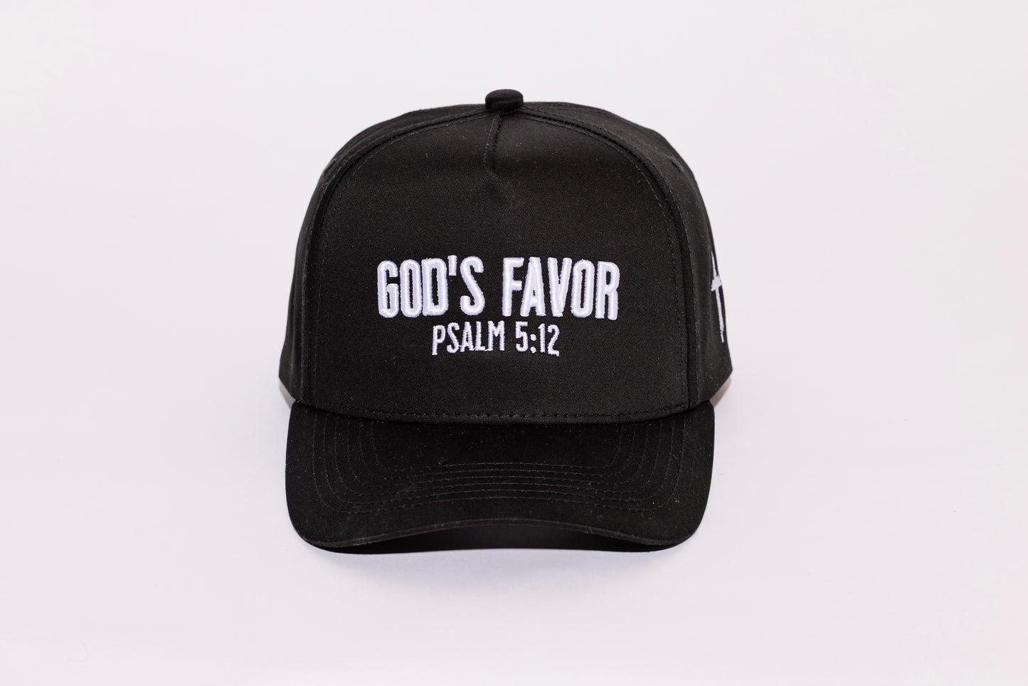 WORTHY JOURNEY BLACK PLAIN CURVE 5PANEL SNAPBACK HAT