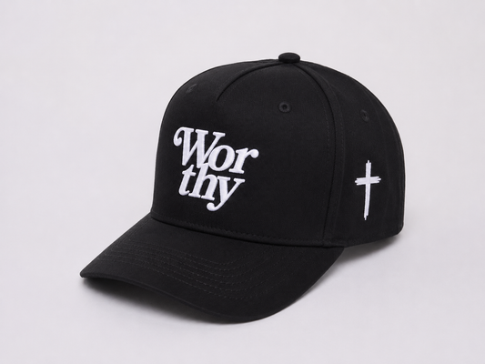 Worthy Faith & Inspiration Snapback Hat, Uplifting Christian,Themed Cap for All